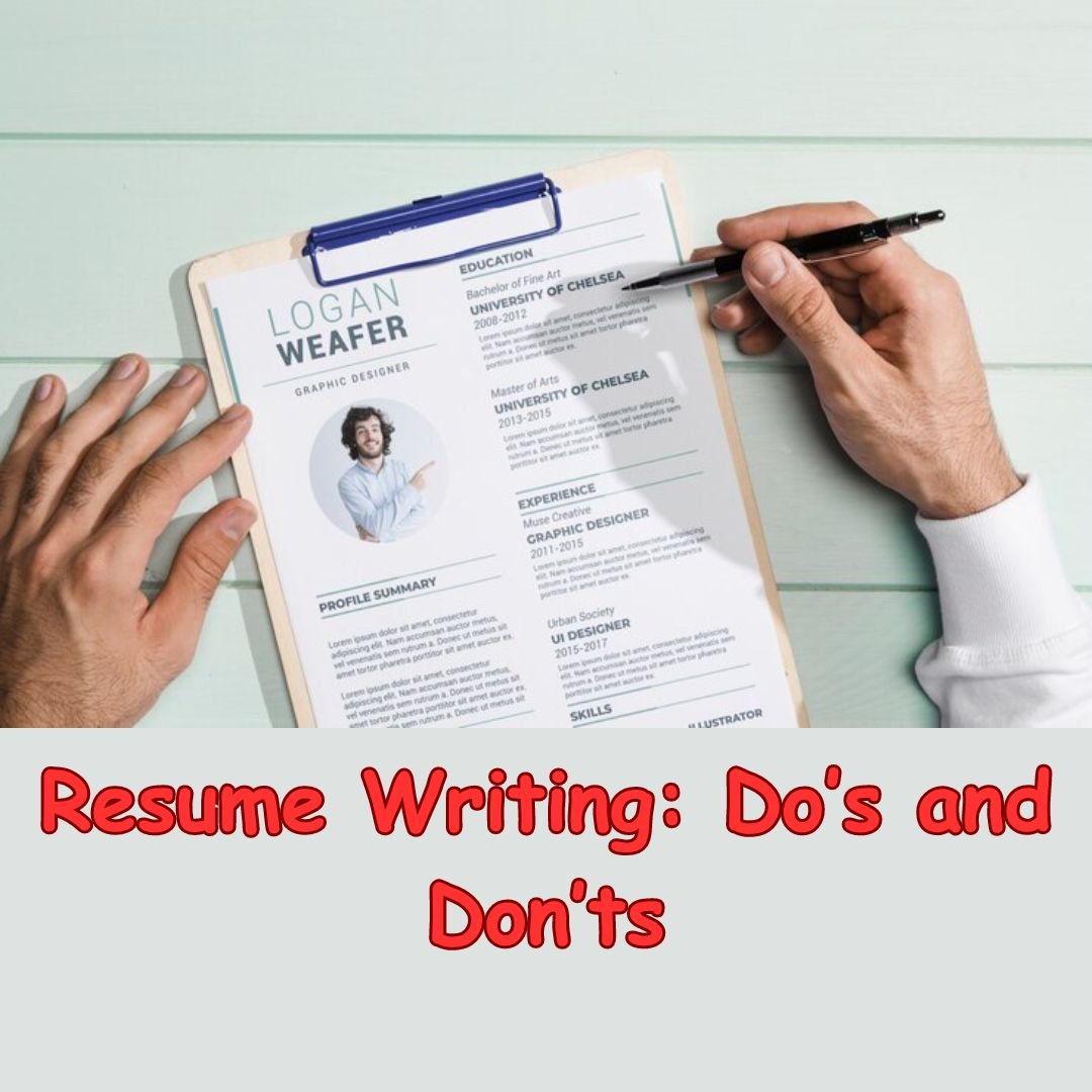 Resume writing dos and don'ts